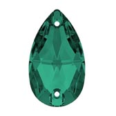 Varrható csepp alakú kő méret: 18x11mm - EMERALD F(205)